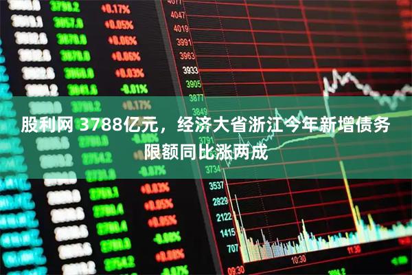 股利网 3788亿元，经济大省浙江今年新增债务限额同比涨两成