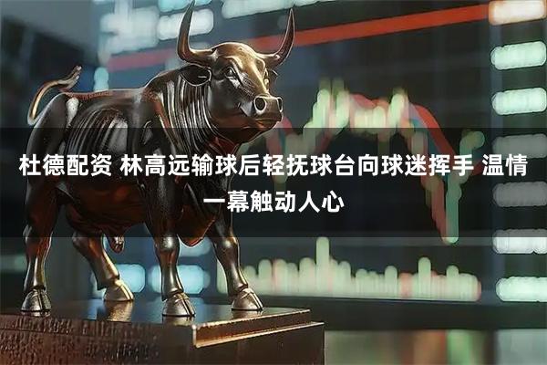 杜德配资 林高远输球后轻抚球台向球迷挥手 温情一幕触动人心